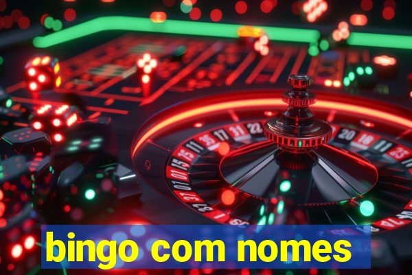 bingo com nomes